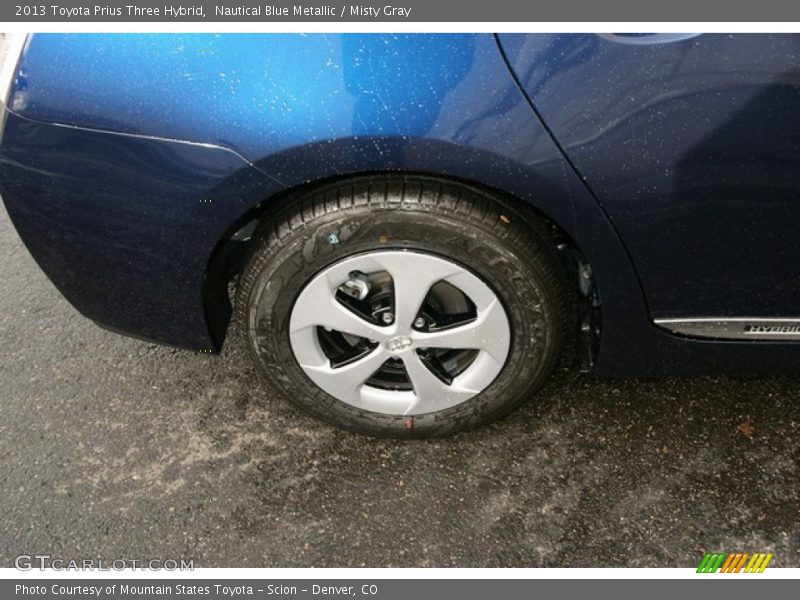 Nautical Blue Metallic / Misty Gray 2013 Toyota Prius Three Hybrid