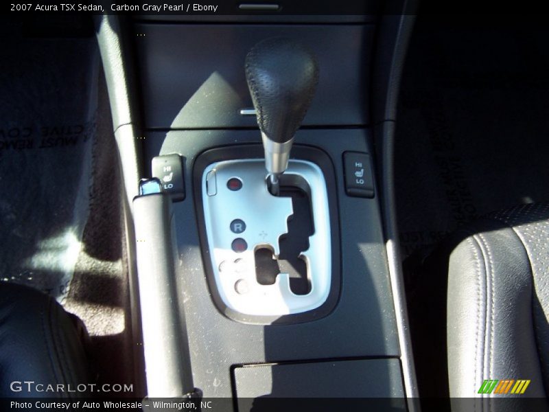 Carbon Gray Pearl / Ebony 2007 Acura TSX Sedan