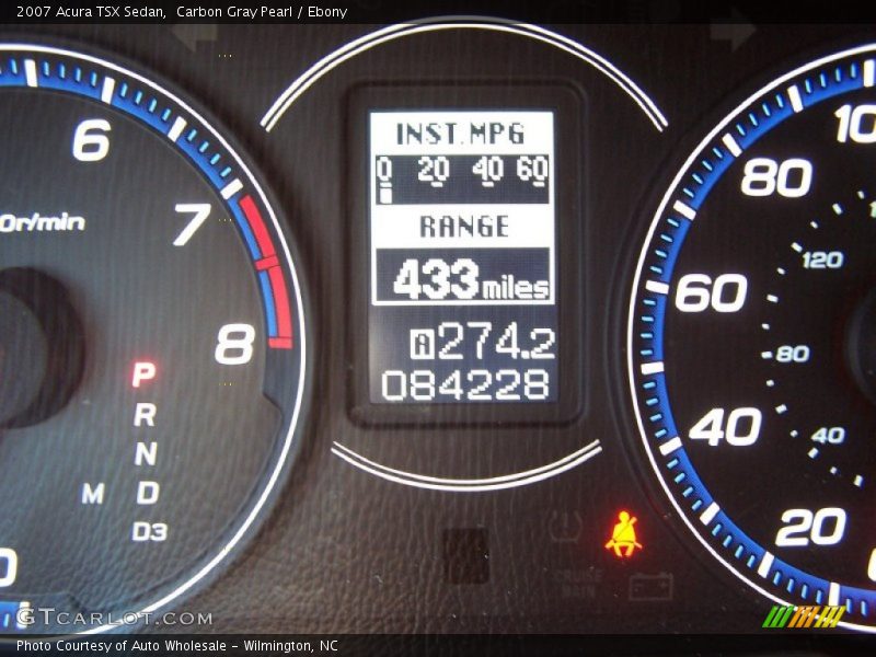 Carbon Gray Pearl / Ebony 2007 Acura TSX Sedan