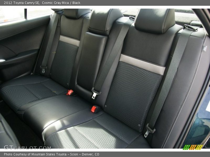 Cosmic Gray Mica / Black 2012 Toyota Camry SE