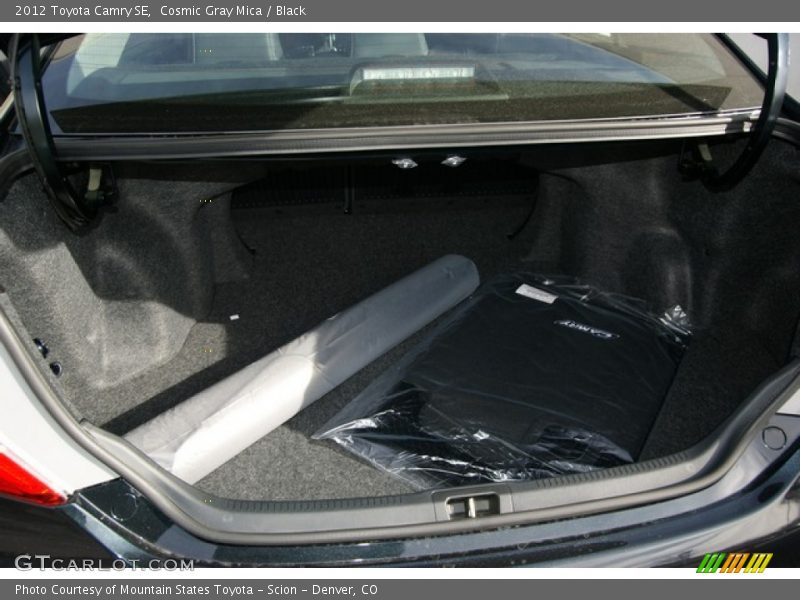 Cosmic Gray Mica / Black 2012 Toyota Camry SE