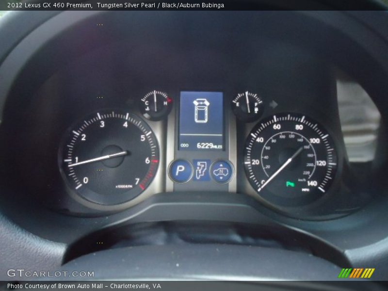 Tungsten Silver Pearl / Black/Auburn Bubinga 2012 Lexus GX 460 Premium