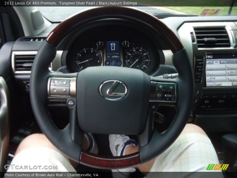 Tungsten Silver Pearl / Black/Auburn Bubinga 2012 Lexus GX 460 Premium