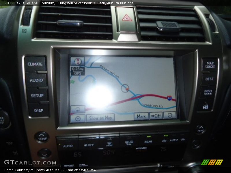 Tungsten Silver Pearl / Black/Auburn Bubinga 2012 Lexus GX 460 Premium