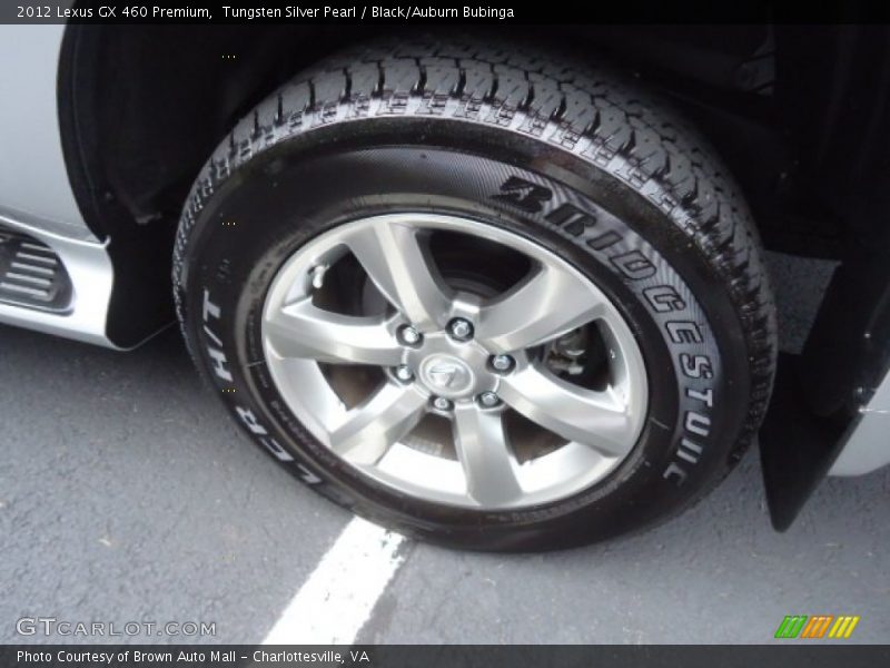 Tungsten Silver Pearl / Black/Auburn Bubinga 2012 Lexus GX 460 Premium