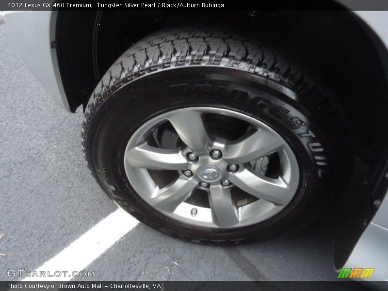 Tungsten Silver Pearl / Black/Auburn Bubinga 2012 Lexus GX 460 Premium