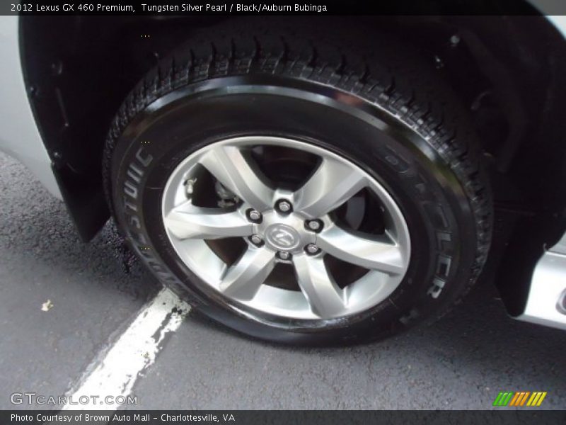 Tungsten Silver Pearl / Black/Auburn Bubinga 2012 Lexus GX 460 Premium