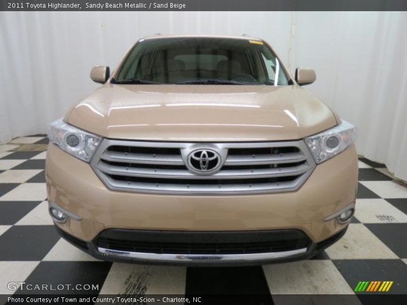 Sandy Beach Metallic / Sand Beige 2011 Toyota Highlander