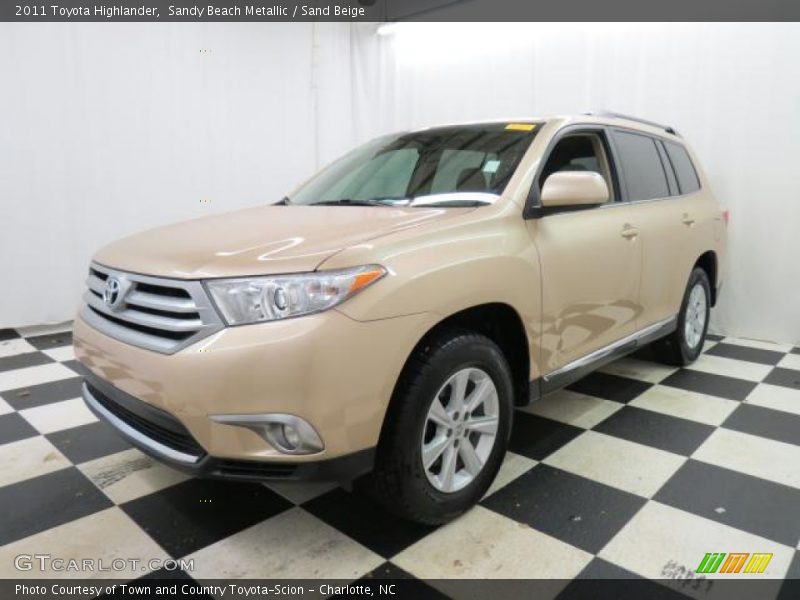 Sandy Beach Metallic / Sand Beige 2011 Toyota Highlander