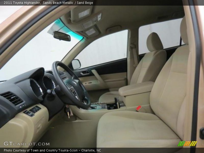 Sandy Beach Metallic / Sand Beige 2011 Toyota Highlander