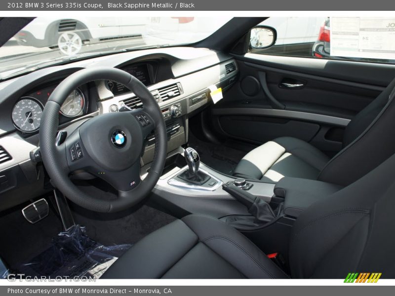 Black Sapphire Metallic / Black 2012 BMW 3 Series 335is Coupe