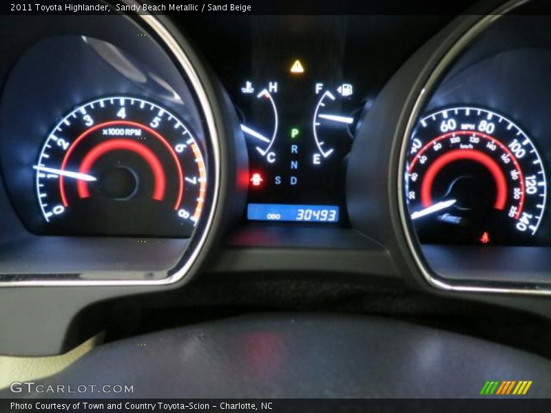 Sandy Beach Metallic / Sand Beige 2011 Toyota Highlander