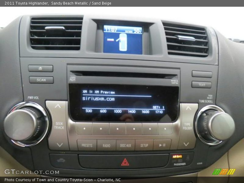 Sandy Beach Metallic / Sand Beige 2011 Toyota Highlander