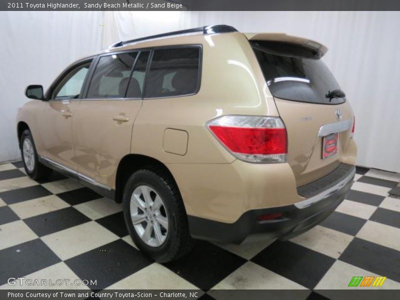 Sandy Beach Metallic / Sand Beige 2011 Toyota Highlander
