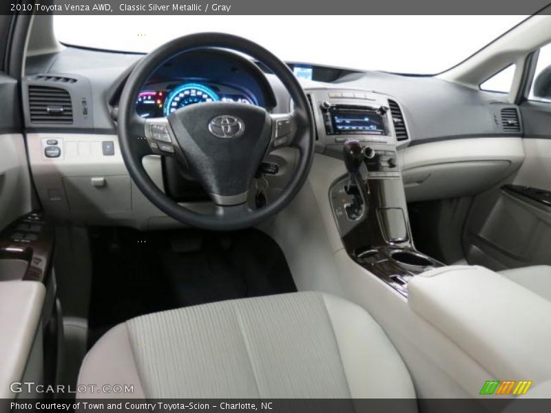 Classic Silver Metallic / Gray 2010 Toyota Venza AWD