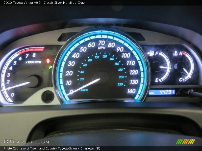 Classic Silver Metallic / Gray 2010 Toyota Venza AWD