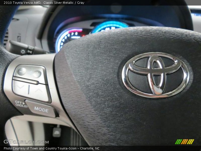 Classic Silver Metallic / Gray 2010 Toyota Venza AWD