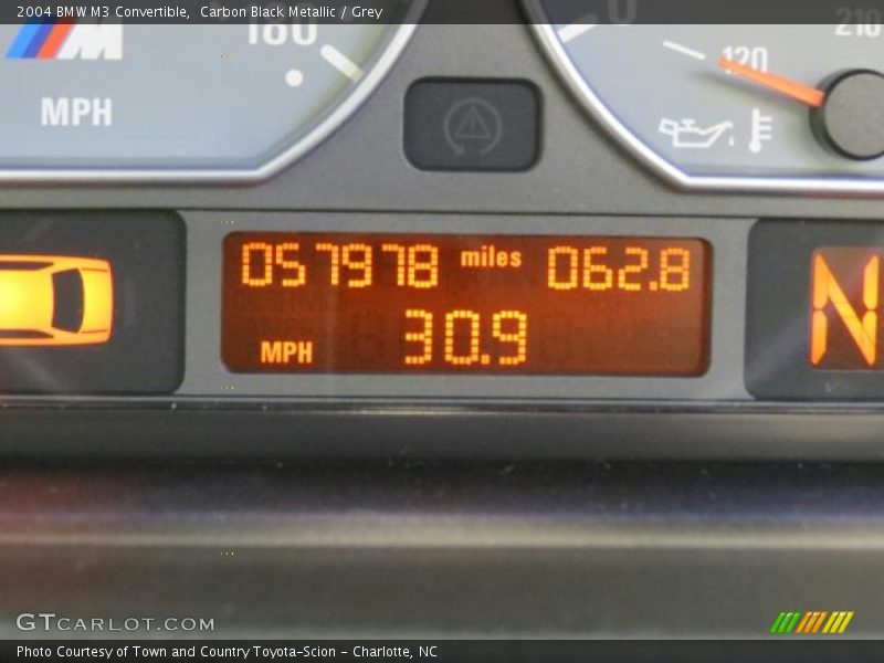 Carbon Black Metallic / Grey 2004 BMW M3 Convertible