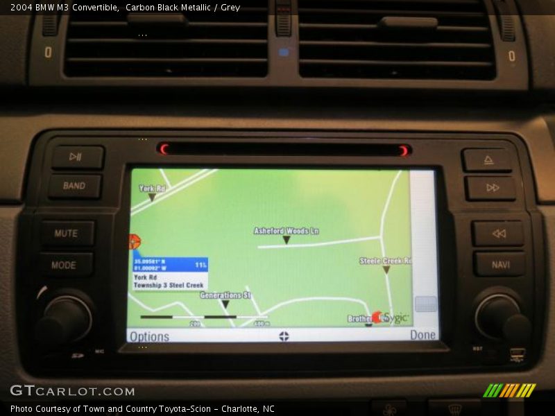 Navigation of 2004 M3 Convertible