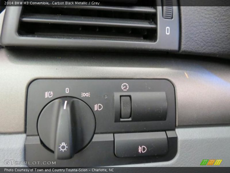 Controls of 2004 M3 Convertible