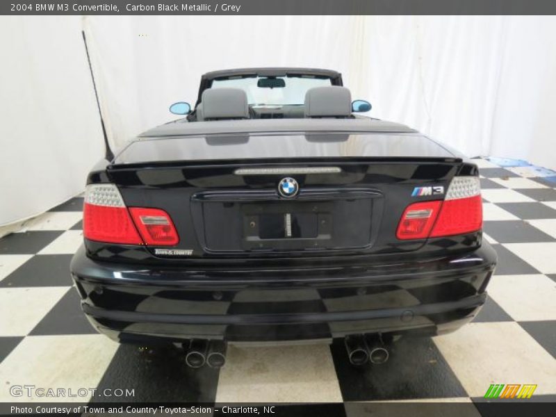 Carbon Black Metallic / Grey 2004 BMW M3 Convertible