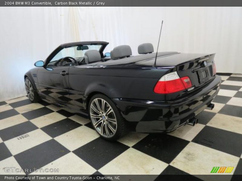 Carbon Black Metallic / Grey 2004 BMW M3 Convertible