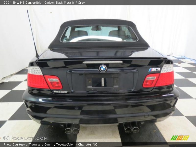 Carbon Black Metallic / Grey 2004 BMW M3 Convertible