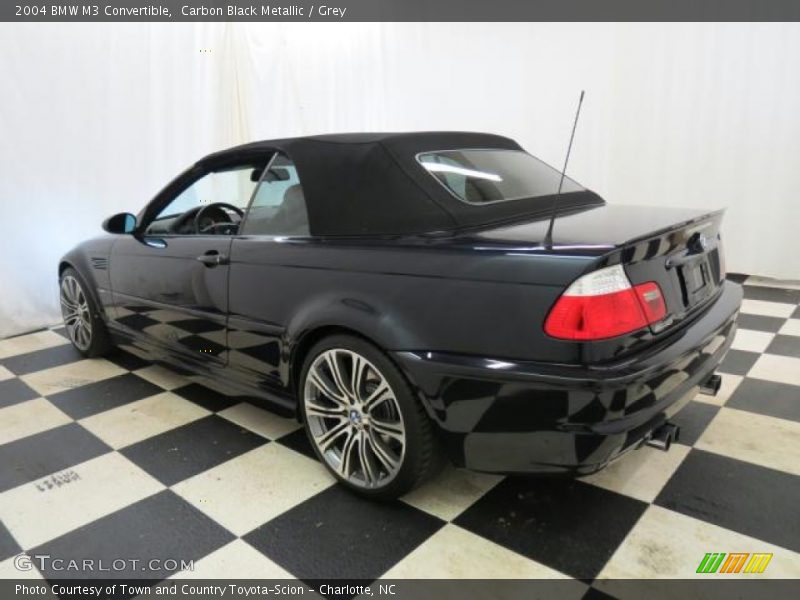 Carbon Black Metallic / Grey 2004 BMW M3 Convertible