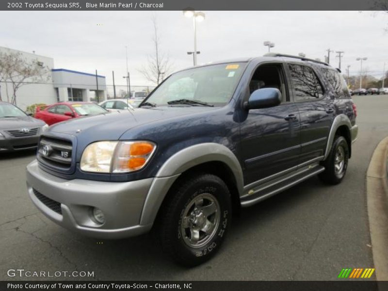 Blue Marlin Pearl / Charcoal 2002 Toyota Sequoia SR5