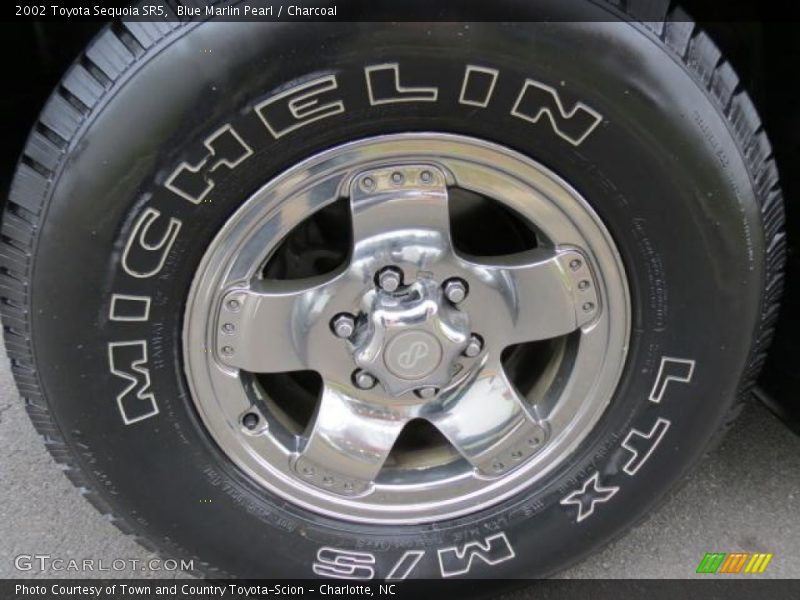 Blue Marlin Pearl / Charcoal 2002 Toyota Sequoia SR5