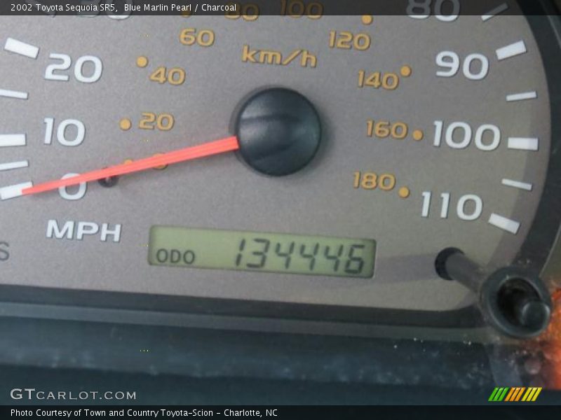 Blue Marlin Pearl / Charcoal 2002 Toyota Sequoia SR5