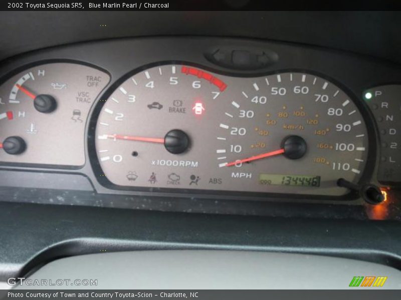 Blue Marlin Pearl / Charcoal 2002 Toyota Sequoia SR5