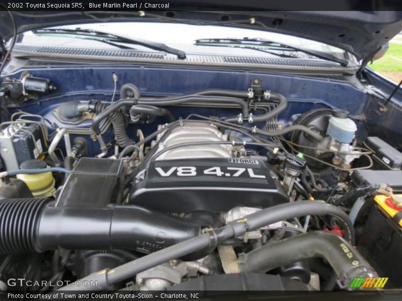 Blue Marlin Pearl / Charcoal 2002 Toyota Sequoia SR5