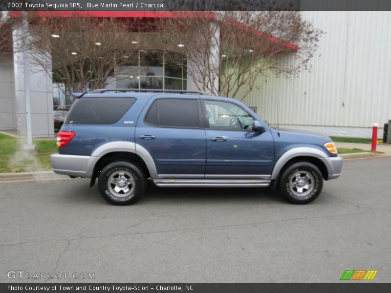 Blue Marlin Pearl / Charcoal 2002 Toyota Sequoia SR5