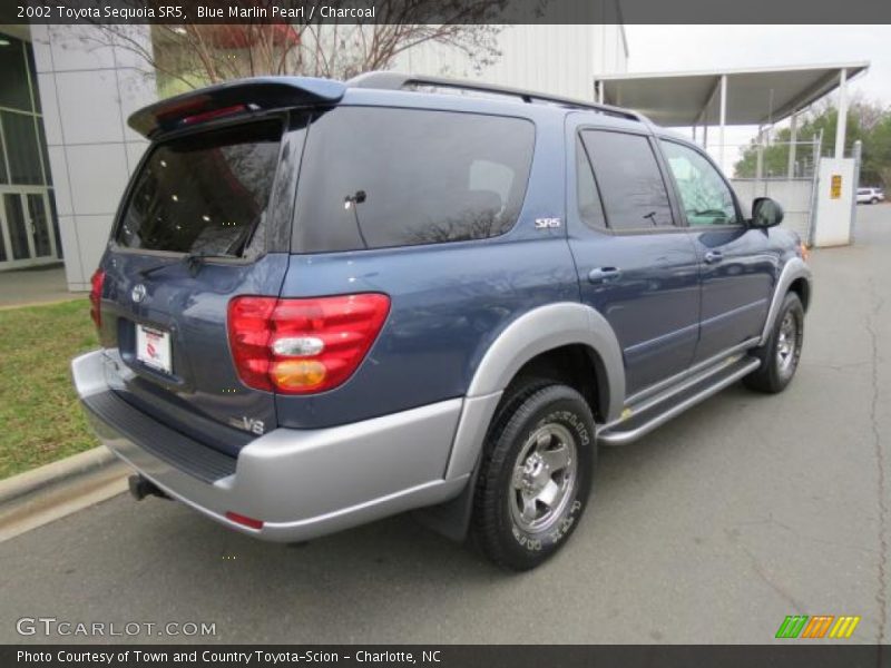 Blue Marlin Pearl / Charcoal 2002 Toyota Sequoia SR5