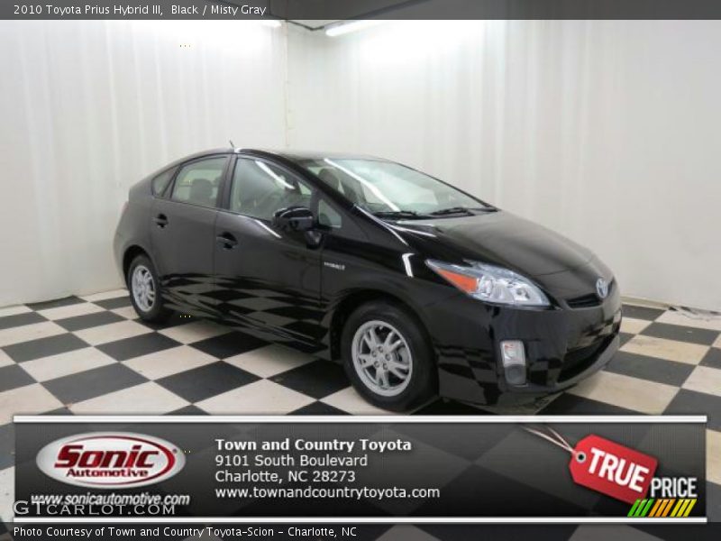 Black / Misty Gray 2010 Toyota Prius Hybrid III