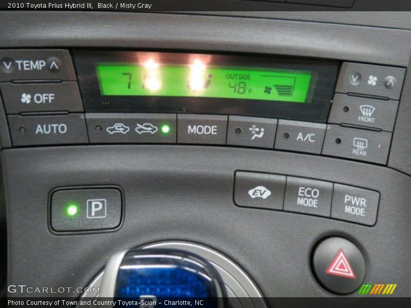 Black / Misty Gray 2010 Toyota Prius Hybrid III