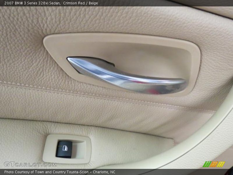 Crimson Red / Beige 2007 BMW 3 Series 328xi Sedan