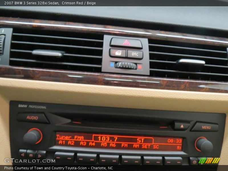 Crimson Red / Beige 2007 BMW 3 Series 328xi Sedan