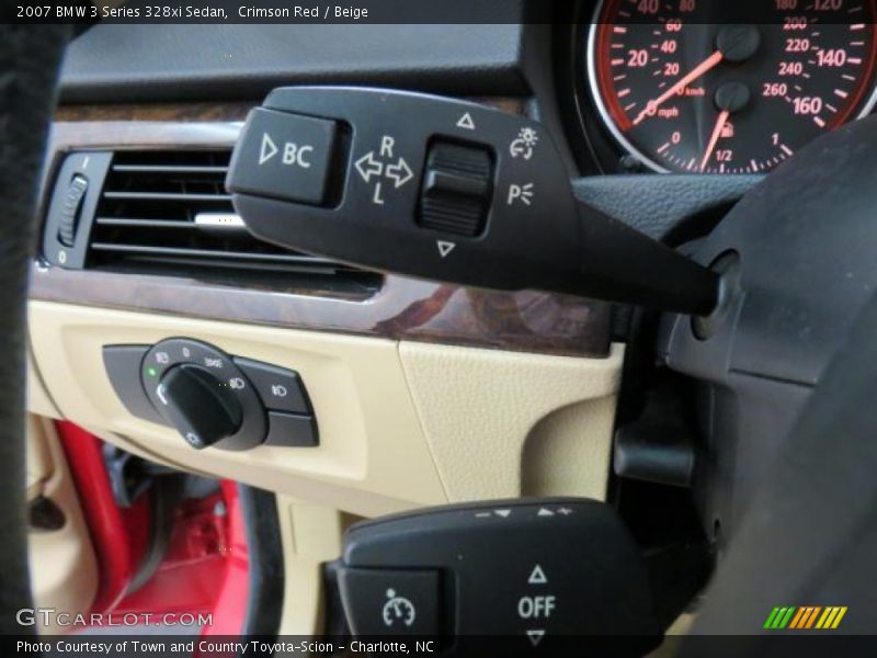 Crimson Red / Beige 2007 BMW 3 Series 328xi Sedan