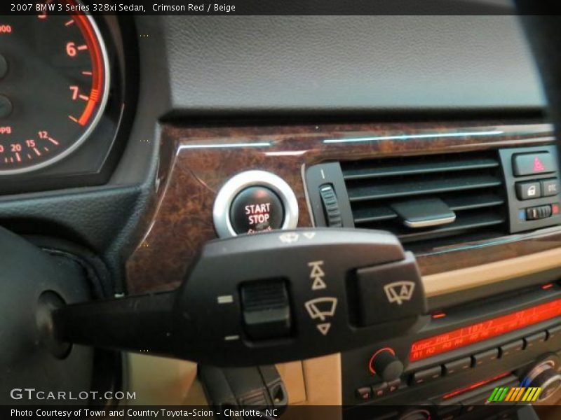 Crimson Red / Beige 2007 BMW 3 Series 328xi Sedan
