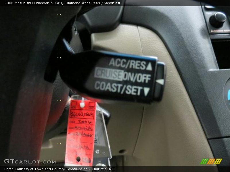Diamond White Pearl / Sandblast 2006 Mitsubishi Outlander LS 4WD