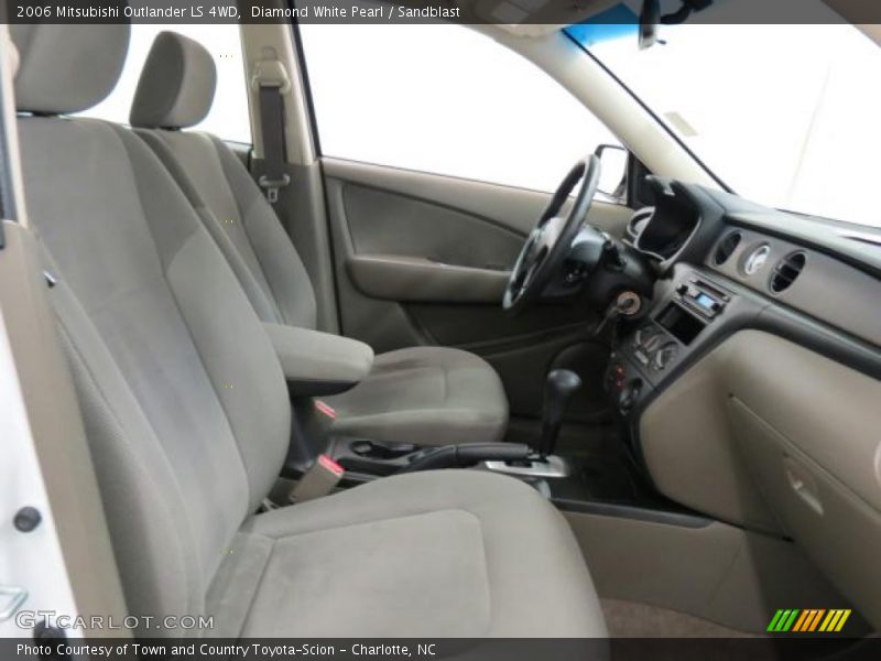 Diamond White Pearl / Sandblast 2006 Mitsubishi Outlander LS 4WD