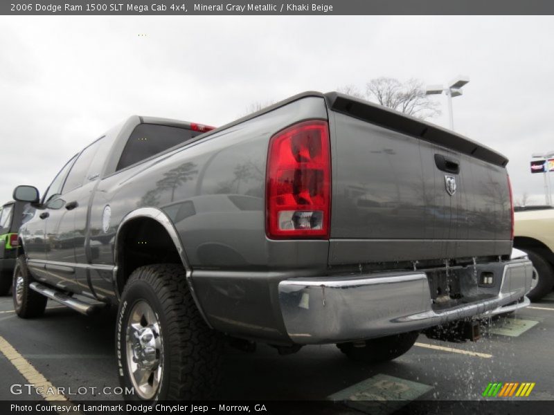 Mineral Gray Metallic / Khaki Beige 2006 Dodge Ram 1500 SLT Mega Cab 4x4