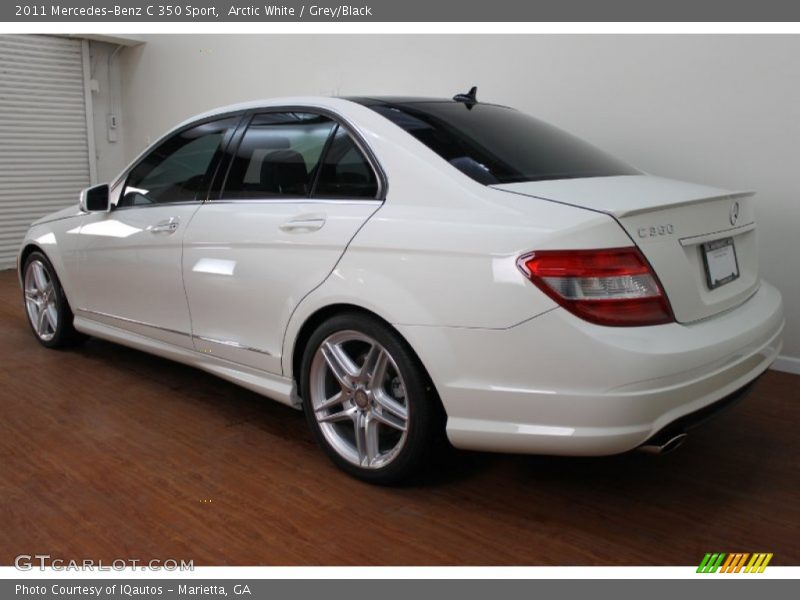 Arctic White / Grey/Black 2011 Mercedes-Benz C 350 Sport