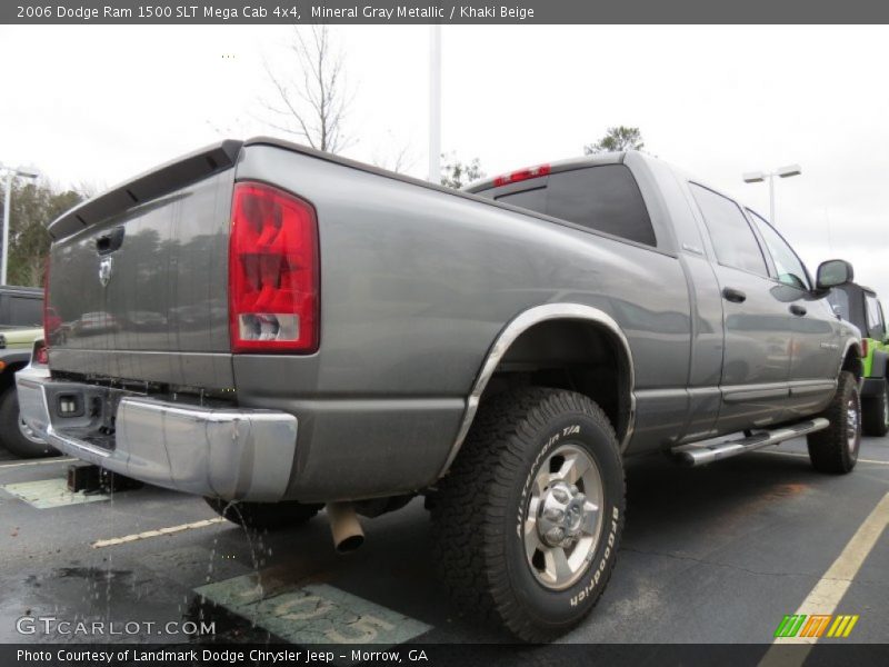 Mineral Gray Metallic / Khaki Beige 2006 Dodge Ram 1500 SLT Mega Cab 4x4