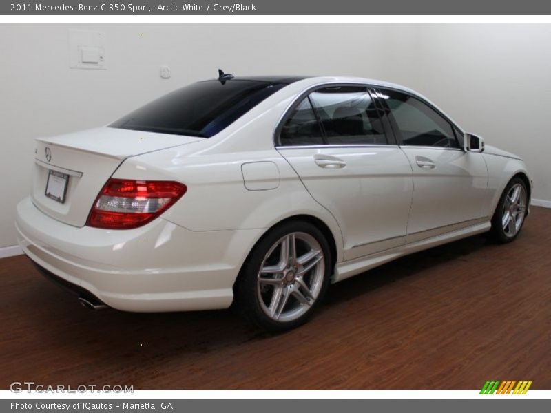 Arctic White / Grey/Black 2011 Mercedes-Benz C 350 Sport