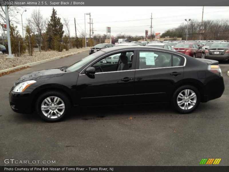Super Black / Blonde 2012 Nissan Altima 2.5 S