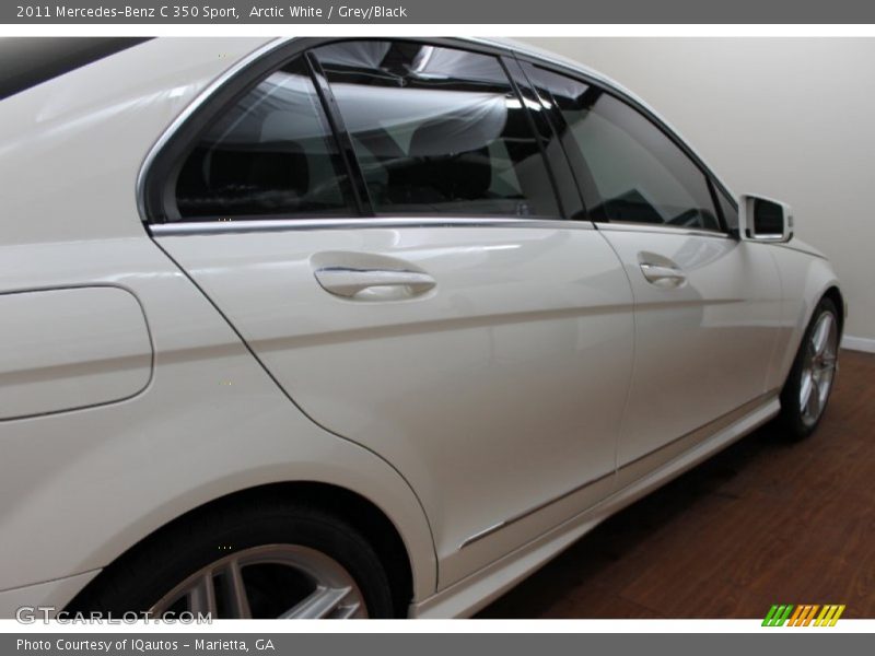 Arctic White / Grey/Black 2011 Mercedes-Benz C 350 Sport