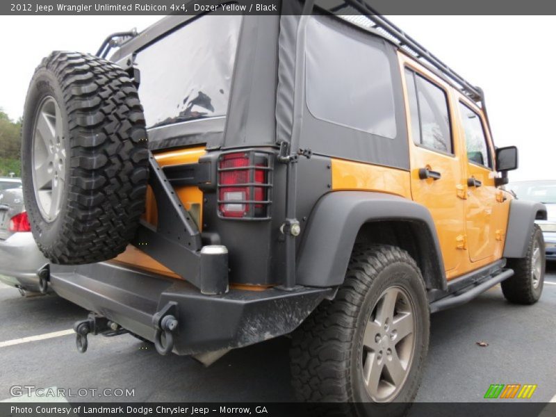 Dozer Yellow / Black 2012 Jeep Wrangler Unlimited Rubicon 4x4